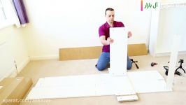 مونتاژ کتابخانه ایکیا IKEA BILLY