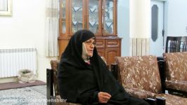 دیدار اعضای شورای هیئات مذهبی بهشهربا همسر شهیدمهرزادی