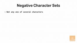 ۱۶ معرفی Negative Character Set در RegEx عبارت قاعده