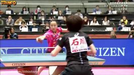 【卓球】全日本卓球2018 Ito Mima 伊藤美誠 vs Ishikawa Kasumi 石川佳純 WS 12