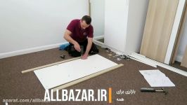 مونتاژ کمد دو درب کشویی ایکیا IKEA MORVIK