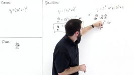 حل مثال قاعده زنجیری  Chain Rule