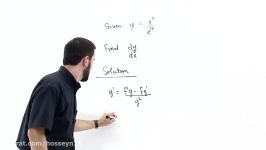 Quotient Rule Example 1