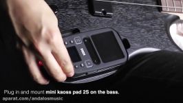 گیتار باس آیبانز مدل SRKP4 به همراهKorg mini kaoss pad