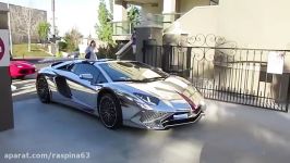 لامبورگینی Aventador SV Roadster کرومی