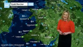 Yvonne Evans  S4C Weather 16Jan2018 HD