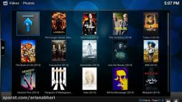 Part1  How to use Kodi XBMC  قسمت 1  راهنمای استفاده ازبرنامه