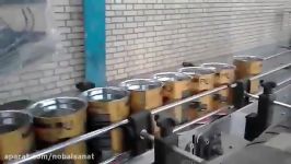 پرکن روغن برای ظروف گردIndustrial Oil packing line for round tin or flat plasti