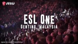 مسابقات رویداد ESL One in 2018 همکاری MSI