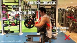 How To Do Preacher Curl Good Form vs. Bad Form