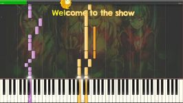 Welcome to the Show  Rainbow Rocks  SOLO PIANO TUTORIAL wLYRICS   Synthesia HD