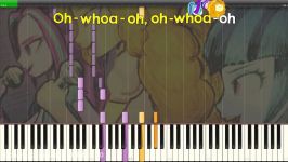 Under Our Spell  SOLO PIANO TUTORIAL wLYRICS   Synthesia HD