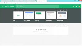 آموزش کار Google sheet