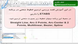 ترسیم منحنی در نرم افزار اتبس ۲۰۱۶