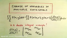 Change of Variables in Multiple Integrals  A Double Integral Example Part 1 of 2