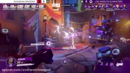 Shanghai Dragons vs Los Angeles Gladiators Map 1 Dorado  OWL S1 Stage 1 Week 1