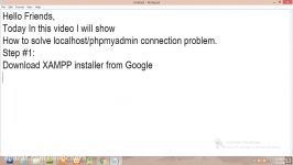 How to solve localhostphpmyadmin connection problem with XAMPP