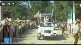 Watch as Pope Francis gets hit in the face by thrown object in Chile