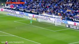 خلاصه بازی اسپانیول 1 0 بارسلونابا گزارش مزدک میرزایی