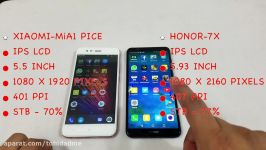 4K Honor 7X VS Xiaomi Mi A1  Speedtest Comparison In Hindi