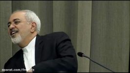 Iran FM Javad Zarif responds to a reporters question regarding Ballistic M