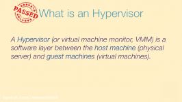 Virtualization Technologies What is a Hypervisor