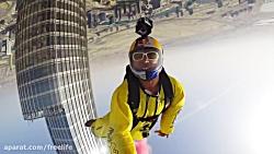 Burj Khalifa Pinnacle BASE Jump  4K