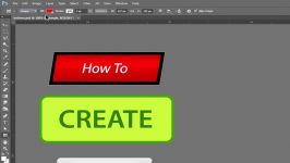 اموزش طراحی button در فتوشاب