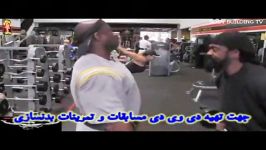 تمرینات دکستر جکسون 5 هفته قبل مسترالمپیا 2013