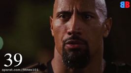 Dwayne Johnson transformation from 1 to 45 years old