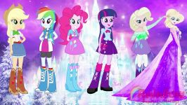 My Little Pony MLP Equestria Girls Transforms into Frozen Elsa with Fun Animation Love Story