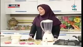 Decer holoo  Peach dessert in 3 min  دسرهلو