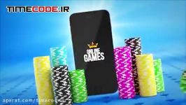 پروژه آماده افترافکت لوگو Iphone Poker Logo Reveal
