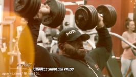Heavy Bodybuilding Shoulder Workout  Building Hoss Shoulders wFouad Abiad