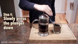 طرز تهیه قهوه فرانسه قهوه ساز فرنچ پرسFrench press