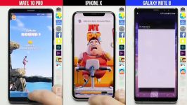 Iphone X Vs Galaxy Note 8 Vs Huawei Mate 10 Pro Speedtest