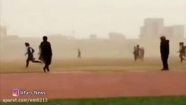 فوتبال بانوان در هوای آلوده خوزستان