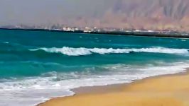 ساحل خلیج نایبند در شهرستان عسلویه در استان بوشهر