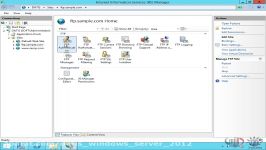 آموزش ویندوز سرور  آشنایی باتنظیمات ومدیریت FTP Server