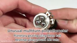 Planetary multiturn potentiometer