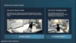 آموزش Setup room هدست واقعیت مجازی HTC vive