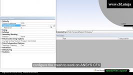 ANSYS CFX  Meshing NACA Airfoil  TUTORIAL PART 34