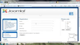 ساخت وب سایت بتوسط Joomla درس 51 کاربر جدید New User