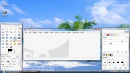 برنامه ویرایش عکس رایگان گیمپ Gimp درس 5 شکل ظاهری Interface