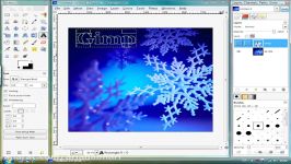 برنامه ویرایش عکس رایگان گیمپ Gimp درس 59 مسیر متن Path from text