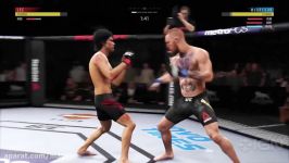 گیم پلی بازی UFC 3  مبارزه Bruce Lee vs Conor McGregor