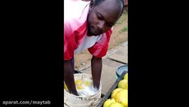 پرتقال فروش   How To Eat Oranges In Lagos