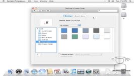 تدریس مک Mac درس 18 دسکتاپ محافظ صفحه نمايش Desktop Screen saver