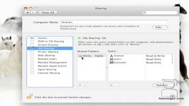 تدریس مک Mac درس 40 اشتراک گذاری داده ها File sharing