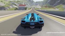 بازی جدید  Beamng drive  تصادفات